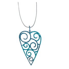 Brighton Sea Of Love Heart Convertible Large Pendant Necklace JL7643
