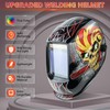 JustHot Large Viewing Welding Helmet 4 Arc Sensor Welding Hood