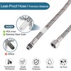 HOIGY 30 Inch Faucet Supply Lines, Bathroom Kitchen Water Supply
