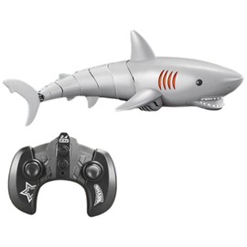 2.4G 5CH Remote Control Simulation Shark Toy Waterproof Funny Under Water Ship RC Boat Model Educational Stem Toy Gift