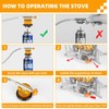 9900W Windproof Camping Gas Stove, Portable Camping Stove with Piezo