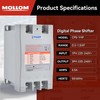 MOLLOM 3 Phase Converter, Digital Phase Shift 0.75KW 1HP 3.5Amps