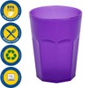 Gariella Plastic Cups Purple Drinking Cups Party Cups Plastic Drinking
