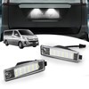 Kcamp Toyota HiAce 200 Series LED License Lamp, 2-Piece Set,