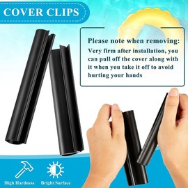24 Pcs Pool Cover Clip, Above Ground Cover Clips for Secure Your Winter Pool Cover