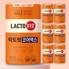 Chong Kun Dang Health Lacto Fit Core Max 6 cans (12 months supply) Intestinal Health Live Lactobacillus / 종근당건강 락토핏 코어맥스 6통(12개월분) 장건강 생유산균