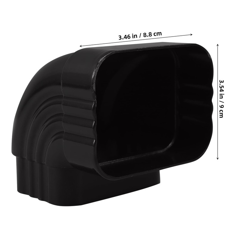Generic Gutter Downspout Elbow Downspout Gutter Elbow: 90° Roofing Gutter