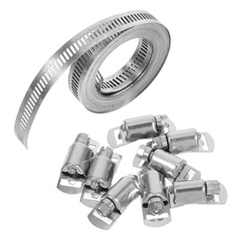 CHILDWEET 1 Set Multi Function Pipe Clamp Kit for Garden Hose Automotive Industrial Applications Easy Installation