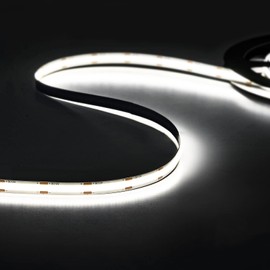 SEZO COB LED Strip Light Natrual White 4000K 16.4ft 480LEDs/M DC12V 8mm Width 9W/m Dimmable Flexible High Density Uniform FCOB LED Strip Tape Light for Under Cabinet DIY Bedroom Kitchen Home Lighting