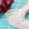 JAGETRADE 38.6mm Clear Round Acrylic Coin Capsule Storage Box Holder