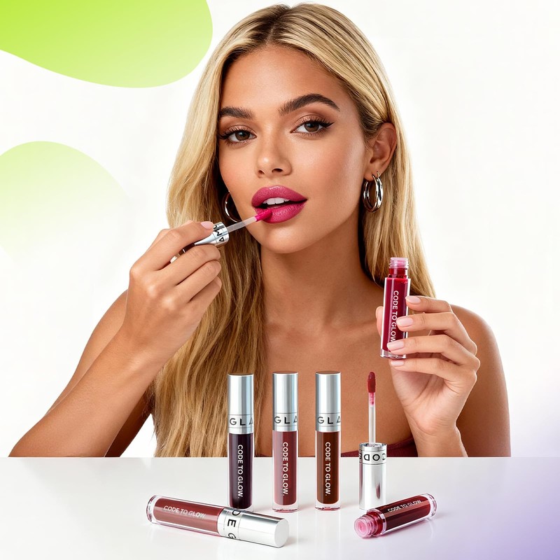 Wipe-Off Lip Stain Lightweight Lip Tint Non-stick to Cup Transfer-Resistant,