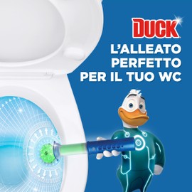 Duck Fresh Discs - Dischi Gel Igienizzanti WC, Fragranza Lime - Formato Scorta da 10 Ricariche e 60 Dischetti
