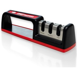 Afilador de cuchillos de cocina Cubikook CS-T01 completo de 3 etapas con varillas de polvo de diamante, diseño resistente, base antideslizante, fácil y seguro de usar, herramienta de afilado manual rápida y eficaz