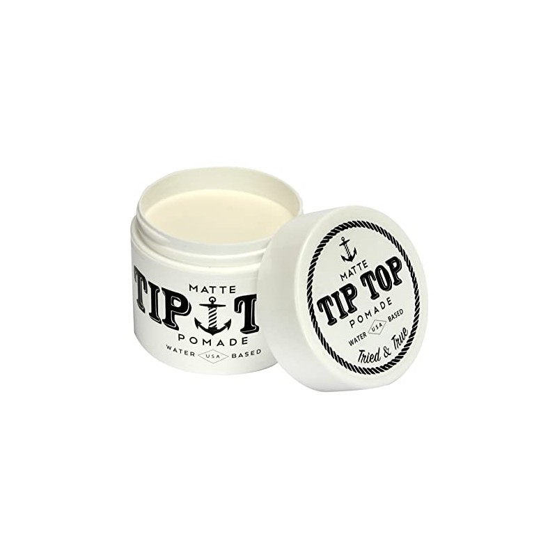 Tip Top Matte Water Based Medium Hold Pomade 4.25oz