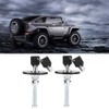KIMISS Car Hood Locks, 2pcs Universal Aluminum Alloy Engine Hood