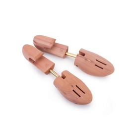 kilocircle Men's Red Cedar Shoe Tree Single Tube 2 Packs, Large(Fits Shoe Size 10.5-11.5)
