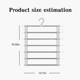 2 Stück Faltbare Hosenbügel,Platzsparende Kleiderbügel für Hosen, Röcke & mehr,Hosenkleiderbügel mit Klemme,Ideal für Schals, Krawatten, Handtücher & Bettwäsche,Hosenbügel platzsparend & praktisch