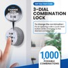 Combi-Cam Combinated Lock 7850R - Large Chrome Cam Lock |