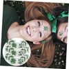 Baluue St Patrick Day Sticker Set Temporary Facial Stickers for