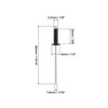 QWORK Aluminum Blind Rivets, 500 Pcs 1/8" x 3/8" Black
