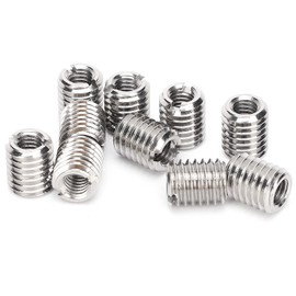Pack of 10 Threaded Insert Nuts, Thread Reducing Nut M6 x 1.0 Female Thread and M10 x 1.5 Male Thread Reducer Self-Tapping Thread Repair Inserts Nuts