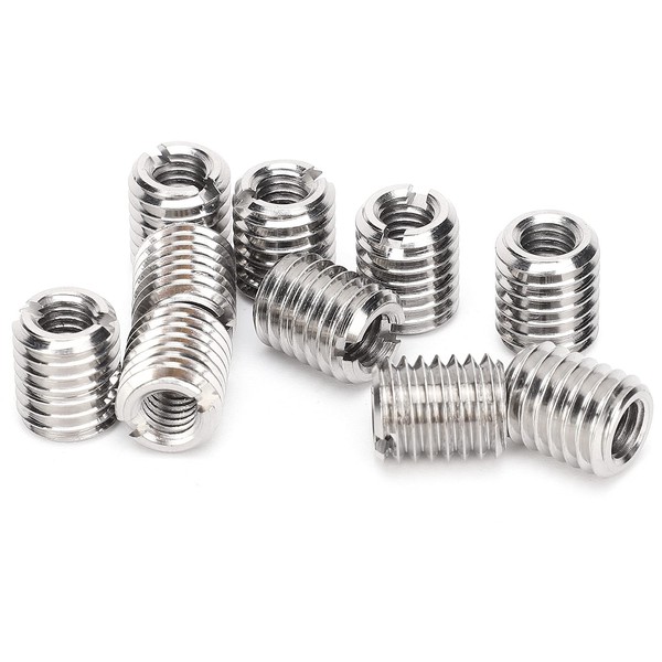 Pack of 10 Threaded Insert Nuts, Thread Reducing Nut M6