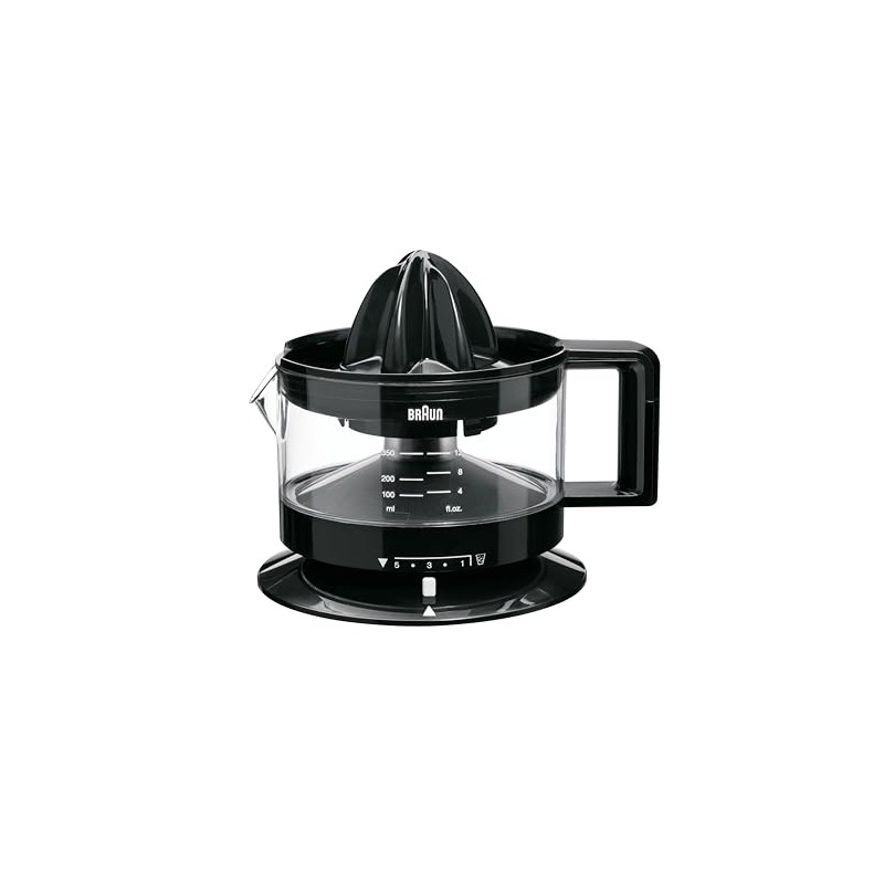 Braun CJ3000BK Spremiagrumi, rotazione a destra e sinistra, avvio e