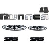 Blackout Emblem Overlays Compatible with 4Runner 2010-2019 2020 2021 2022