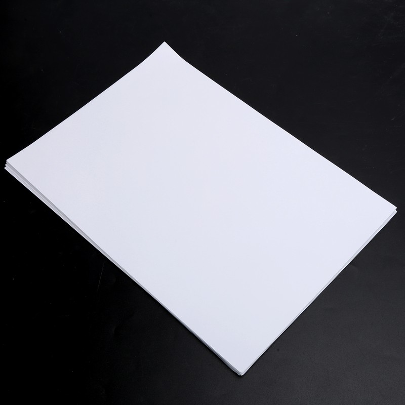 50Pcs Blank Badge Paper A4 Photo Printer Machine Supplies DIY