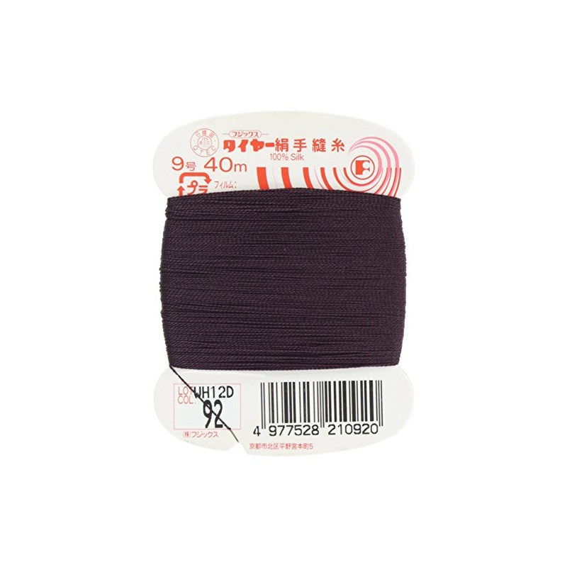 huzikkusu taiya- [Silky hand-sewn thread] No. 9 40 m Col.