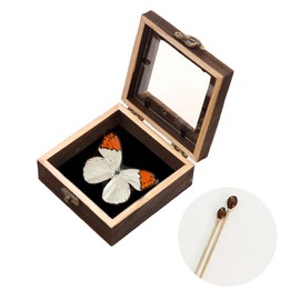 Insect Display Case Frame,Butterfly Shadow Box with Top Eva Foam Pinning Board, Insect Display Box,Butterfly Display,Riker Display Cases for Collecting Butterfly and Bug,Insect Pinning Kit