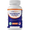 Vitamatic Magnesium Taurate 1500mg per Serving - 180 Vegetarian Capsules