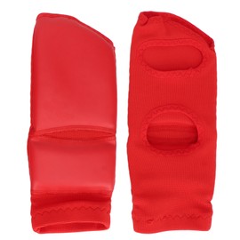 Boxing Foot Protector Adult Training Taekwondo Gear Non Slip Impact Resistant Ankle Protection Pads Red M(for Size 36-38)