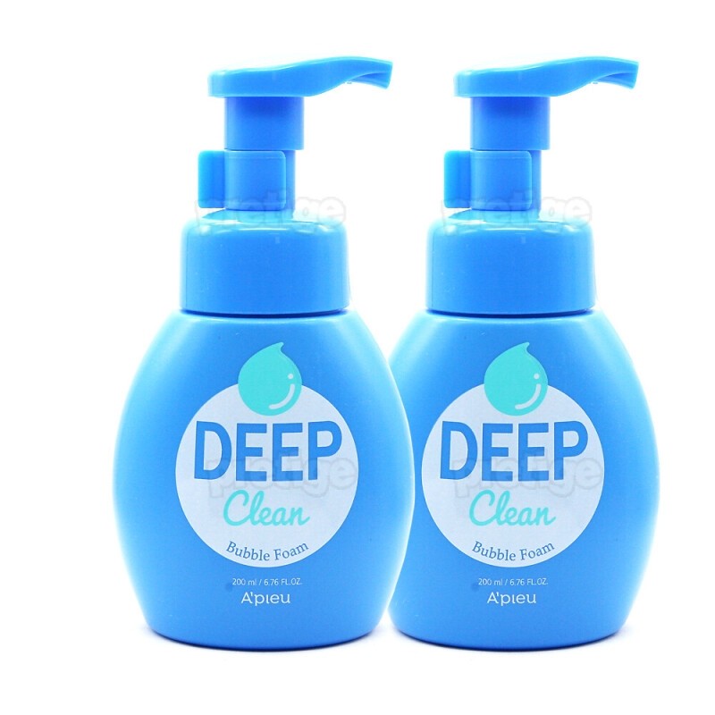 A'pieu Deep Clean Bubble Foam Cleanser 200ml+200ml / 어퓨 딥
