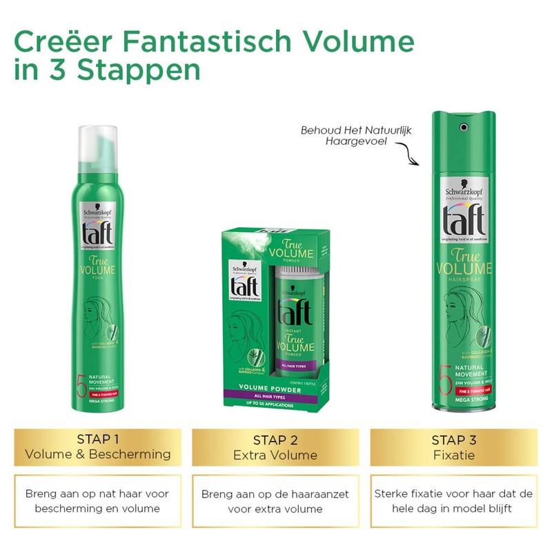 Taft volume Powder 10g