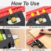 Combination Square, Preciva Carpenter Marking Gauge 45/90 Degrees with Bubble