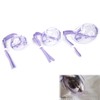 3pcs Cat Dog Muzzle AntiBite Cat Mouth Cover Breathable Transparent