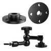 Zhouocea 1-Pack Microphone Wall Mount Black Flange Mount Microphone Holder