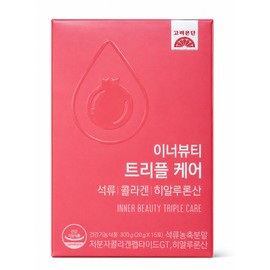 Goryeo Eundan Korea Eundan Inner Beauty Triple Care Pomegranate Collagen Hyaluronic Acid 15 packets / 고려은단 이너뷰티 트리플케어 석류 콜라겐 히알루론산 15포 X 1개 하루커머스