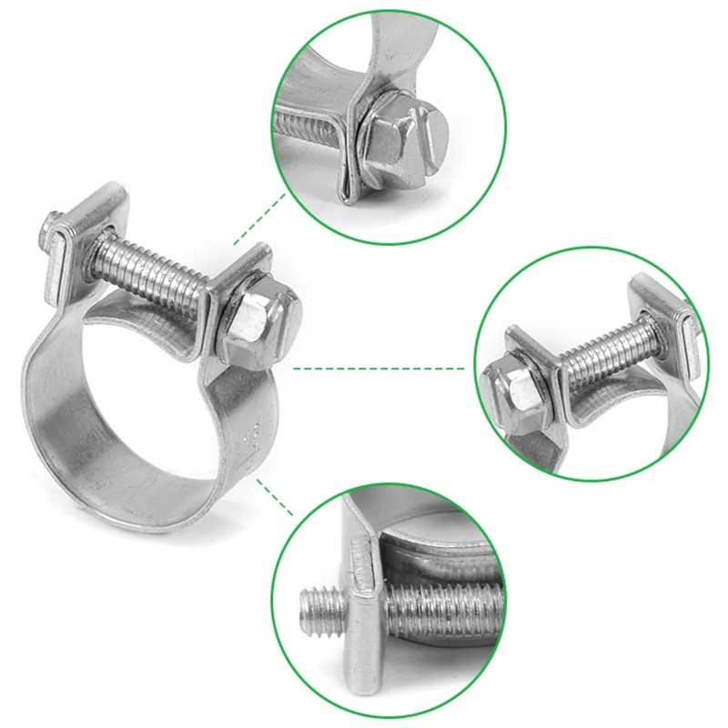 cyclingcolors 10 x Mini Fuel Line Hose Clamp Hose Clamp