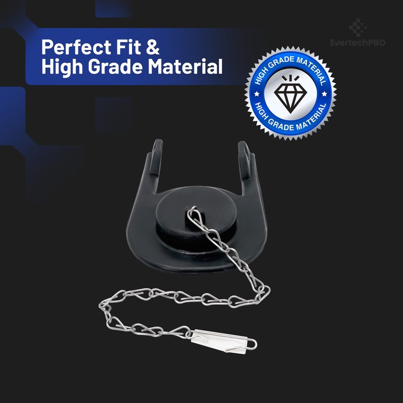 PLB40013 EvertechPRO Toilet Flapper Replacement Kit - 2 Inch Flapper