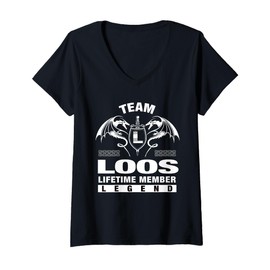 Womens Team Loos - Lifetime Member Gifts V-Neck T-Shirt