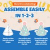 Dog Birthday Party Hat Set, Reusable & Adorable Kitty/Doggy Birthday