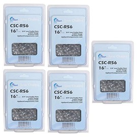 UpStart Components 5-Pack 16-Inch Chainsaw Chain Replacement for Greenworks 20322 Digipro G-Max 40V