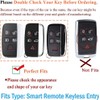 SANRILY Metal & Leather Key Fob Cover Fit for Land