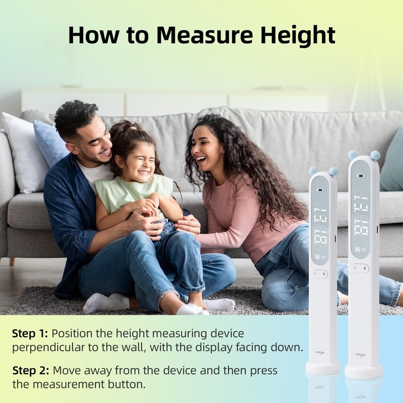 Umimile Portable Height Measurement for Kids- Handheld Cordless Infrared Height