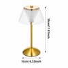 LED Crystal Table Lamp Bedroom Study Room Rechargeable Night Lamp