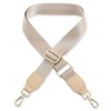 Shoulder Strap for Handbag Laptop Bag – Beige [Metal Colour: