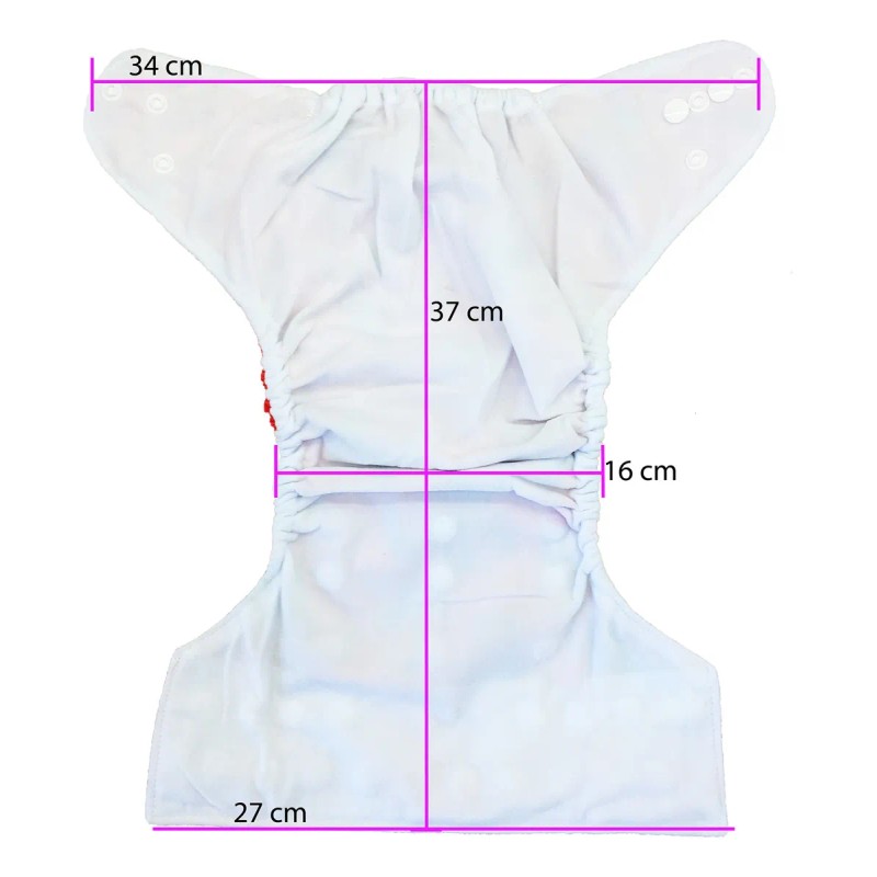 Pañales De Tela Bebes Insertos Nocturnos Ecobaby Original