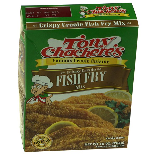 Tony Chachere's Crispy Fish Fry Mix 10 Oz.